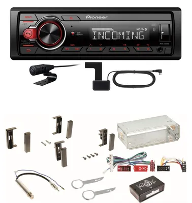 Produktbild von Pioneer MVH-330DAB Bluetooth Digitalradio Einbauset für Audi A3 8L