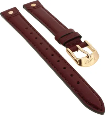 Produktbild von Timex Watches Peyton Uhrenarmband 14mm aus Leder in bordeaux TW2R42900