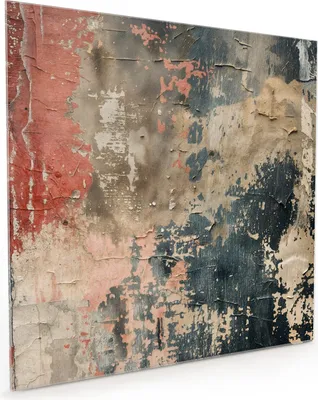 Produktbild von Küchenrückwand Spritzschutz Glas mit Motiv Abblätternde Farbe 40 x 40 cm