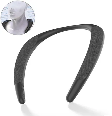 Produktbild von Bluetooth Nackenlautsprecher, tragbarer Wireless Neckband Lautsprecher mit 3D Surround Sound & Mikrofon für Sport