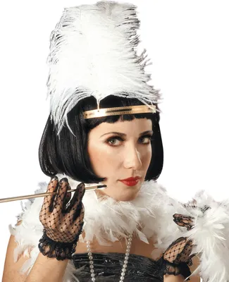 Produktbild von Charleston Perücke Schwarz 20er Mode Frisur Faschingsperücke Kostüm Accessoire
