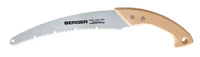Produktbild von Berger Astsäge Gärtnersäge mit Buchenholzgriff und wechselbares verchromtes Sägeblatt 330 mm mit Räumzähnen