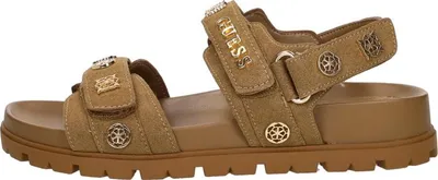 Image de Guess Florizi  Sandalen Plat - Cognac - Maat 37