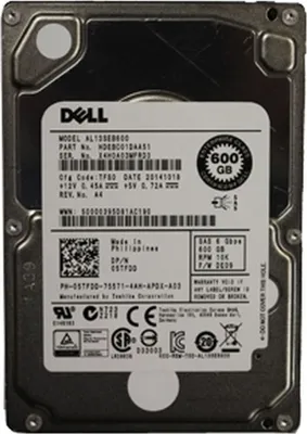 Produktbild von Dell 600Gb Sas 10000Rpm, 600 Gb, 10000 Rpm, 2.5", Sas