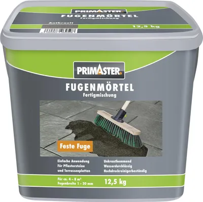 Produktbild von Primaster Fugenmörtel 1 - 30 mm 12,5 kg anthrazit