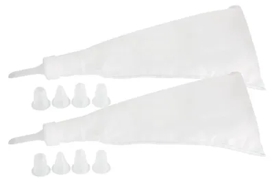 Image de Set de 2 poches à douilles avec embouts en plastique Zenker Smart Pastry