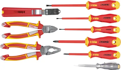 Produktbild von Felo Gürteltasche ERGONIC VDE (9-tlg., Profile SL, PH und PZ)