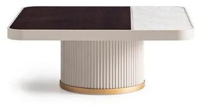 Image de Table basse table d'appoint table basse salon table basse blanche