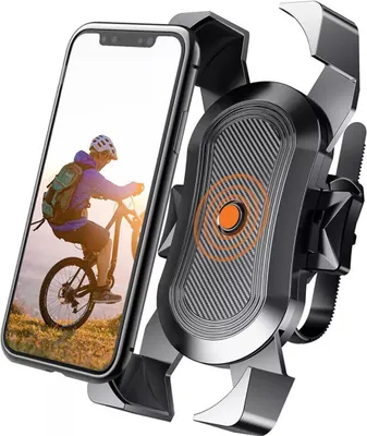 Produktbild von Fahrrad Motorrad Handy Halterung Halter Smartphone Wasserdicht bis 6.6 Zoll 360°
