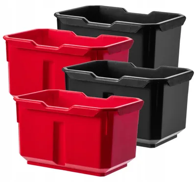 Obrázek produktu pro Úložné boxy – organizéry do dílny – sada 4 kusů – zásobníky