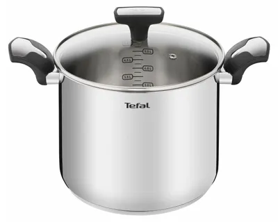 Produktbild von Tefal Emotion E3016104, Rund, Edelstahl, Edelstahl, Edelstahl, Schwarz, Edelstahl, 8 Person(en)