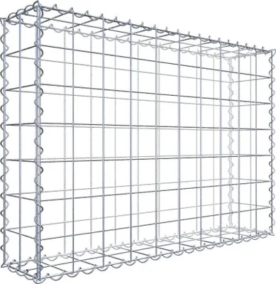 Produktbild von Gabione 100 cm x 70 cm x 20 cm (L x H x T), Maschenweite 10 cm x 10 cm, Spirale