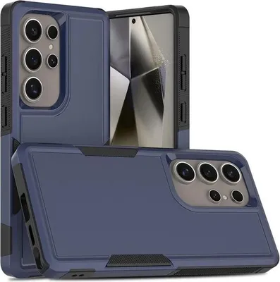 Immagine prodotto di Custodia per Samsung Galaxy S25 Ultra - Cover posteriore Phonesta ImpactShield - Blu scuro