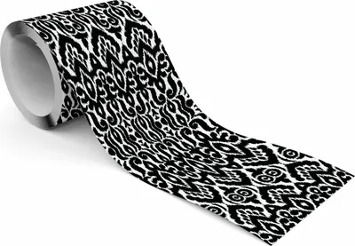Produktbild von Muralo Selbstklebende Bordüre Tapetenbordüre schwarze und weiße Muster Wandtattoo