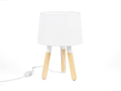 Produktbild von Stativ-Tischlampe aus Holz - Lumineo