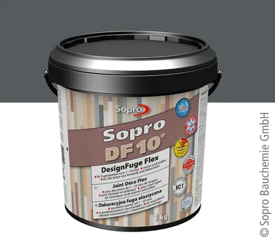 Produktbild von Sopro DesignFuge Flex DF 10 Anthrazit 66 1kg Eimer