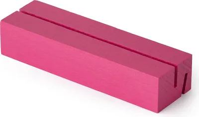 Image de Metrie | Dablin-10B2RR Porte-cartes en bois, 2 rainures, rose, hêtre | 10 cm