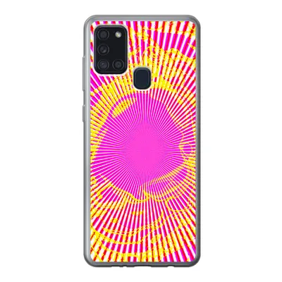 Produktbild von MuchoWow® Handyhülle Schutzhülle Hülle für Samsung Galaxy A21s Kunst - Jet - Psychedelisch Silikon Softcase Handy Hülle - Hartschale