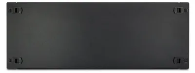 Produktbild von Inter-Tech Blindplatte - Schwarz, RAL 9005 - 4U - 48.3 cm (19")