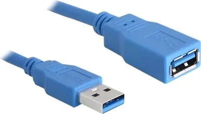 Image de DELOCK USB3.0 Verl. A -> A St/Bu 2.00m blau