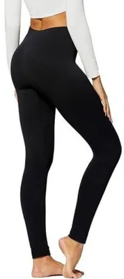 Produktbild von Damen Thermo Legging mit Fleece in  - Schwarz - Größe S/M
