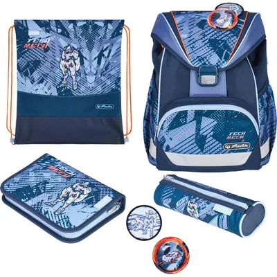 Produktbild von herlitz Schulranzen UltraLight Plus "Tech Mech"