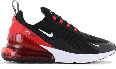 Produktbild von Nike Air Max 270 Bred - Herren Sneakers Schuhe Schwarz-Rot AH8050-022 , Größe: EU 40 US 7