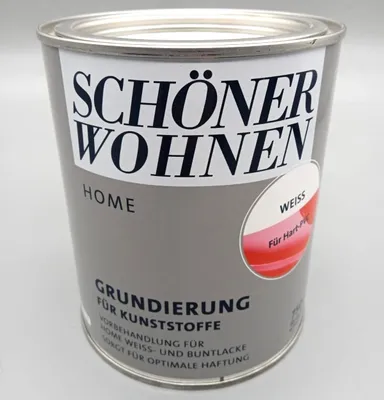 Produktbild von Schöner Wohnen Home Grundierung für Kunststoffe weiß 750 ml