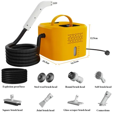 Obrázok produktu pre Parový čistič, výkon 1500 W, objem 1200 ml, ŽLTÝ