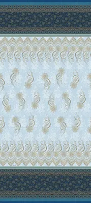 Produktbild von Bassetti Foulard Oristano Farbe Blau-B1 Größe 350x270  100% Baumwolle
