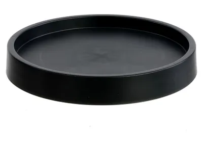 Produktbild von Runder Plattform auf Rollen Ø 45 cm Beweglicher Sockel für Blumentöpfe und Blumenbeete, Anthrazit