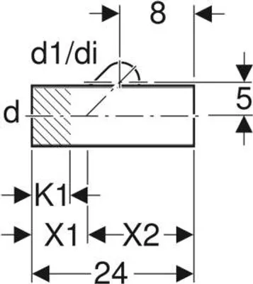 Zdjęcie produktu dla Geberit 308051141 Silent-db20 Junction 45Gr