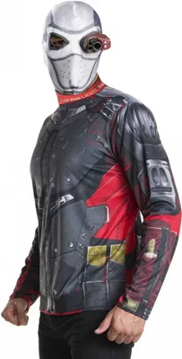 Produktbild von Deadshot Kostüm Set mit Maske für Fasching & Halloween Größe: Standard