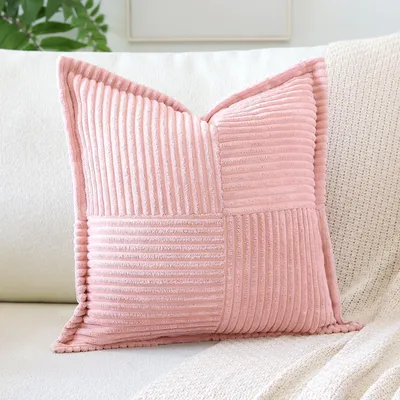 Produktbild von Kissenbezug aus Cord, 45 x 45 cm, rosa