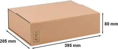 Obrázek produktu pro Kartonový obal na knihy s popruhem 395x285x80mm