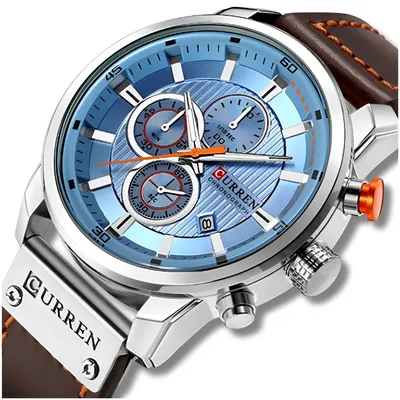 Zdjęcie produktu dla Zegarek Męski Curren Klasyczny Elegancki Chronograf Datownik 6 Kolorów