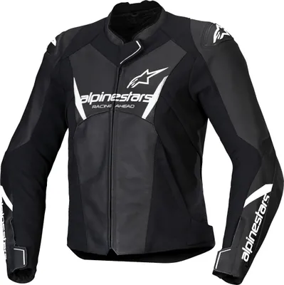 Immagine prodotto di Alpinestars Stella Faster V3 giacca in pelle da moto da donna, nero/bianco, 38