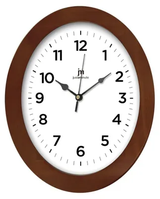 Immagine prodotto di Lowell 21037N, Da parete, Orologio meccanico, Ovale, Noce, Legno, 260 mm