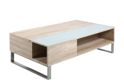 Produktbild von Couchtisch Izzy 110cm - Eiche/Weiß