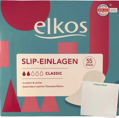 Produktbild von Elkos Slipeinlagen Classic (55 Stück Packung) + usy Block
