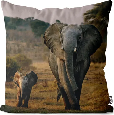 Produktbild von VOID Elefant Kind Kissenbezug Kissenhülle Sofakissen Kissen Deko Outdoor-Kissen Dekokissen