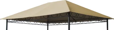 Produktbild von Ersatzdach 3x4m Stil Pavillon Sand Ersatzplane Ersatzbezug