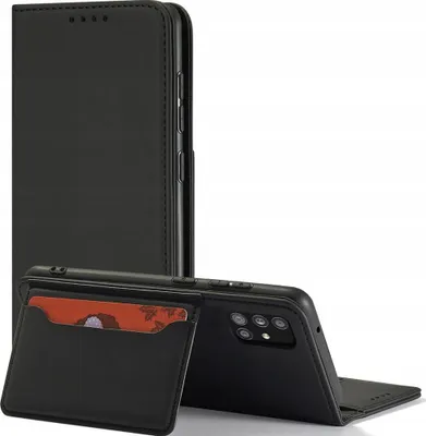 Image de Magnet Card Case Case for Samsung Galaxy A12 5G Card Wallet Wallet Base Black