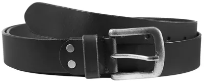 Produktbild von Leonardo Verrelli Herren Gürtel LV0147 hochwertiges Echt Leder, schwarz, 80 cm - 150 cm (Bundweite) kürzbar