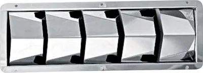 Produktbild von Attwood Edelstahl Rechteckiges Lüftungsgitter Silber 288 x 111 x 22 mm Silber 288 x 111 x 22 mm