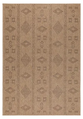 Immagine prodotto di Carpetsale24 Tappeto Interno Esterno Tessitura Piatta Look Naturale Sisal Impermeabile Stile Boho Scandinavo, Dimensioni: 140x200 cm