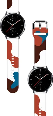Productafbeelding van Strap Moro vervangende band, compatibel met de Samsung Galaxy Watch 46mm, met camouflageprint. Model 8