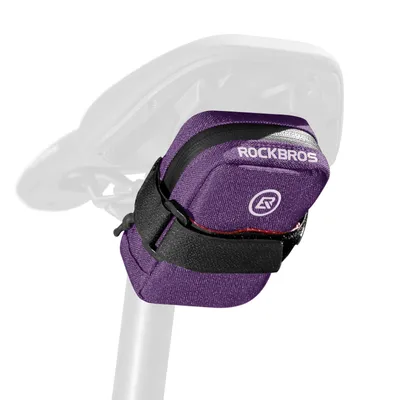 Immagine prodotto di ROCKBROS Borsa da sella per bicicletta Mini borsa portatile per attrezzi 0,35L Viola