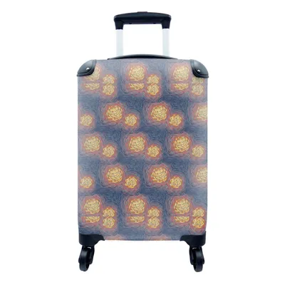 Produktbild von MuchoWow® Koffer Handgepäck Trolley Rollkoffer Kleine Reisekoffer mit 4 Rollen - Kunst - Muster - Van Gogh - Cabin Size < 55x40x23 cm & 55x40x20 cm - Fotokoffer - Kabinenkoffer - Boardgepäck - Reise-Box - Reisekoffer - Reisegepäck - Koffer mit Bild - Trolley für Kinder