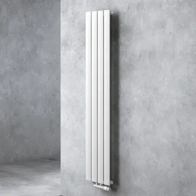 Image de doporro Radiateur pour Chauffage Central 160x31cm Radiateur à Eau Chaude Panneau Monocouche Design Vertical Blanc FV